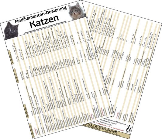 Medikamenten-Dosierung Kaninchen -Arzneiwirkstoffe, Handelsnamen, Dosierung & Anwendung-