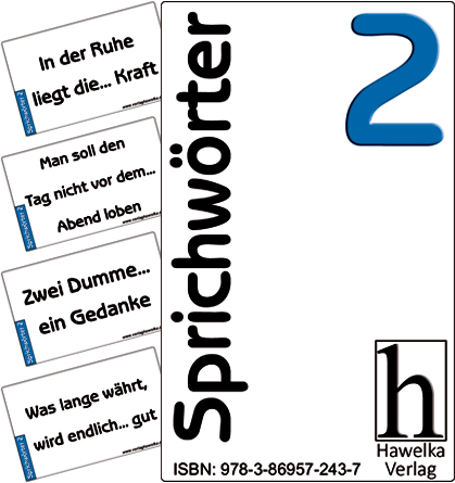Sprichwörter 2 (50 Aktivierungskarten / Taschenkarten) für Demenzkranke