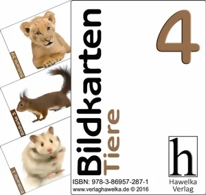 Bildkarten 4 (50 Aktivierungskarten - Tiere) für Demenzkranke
