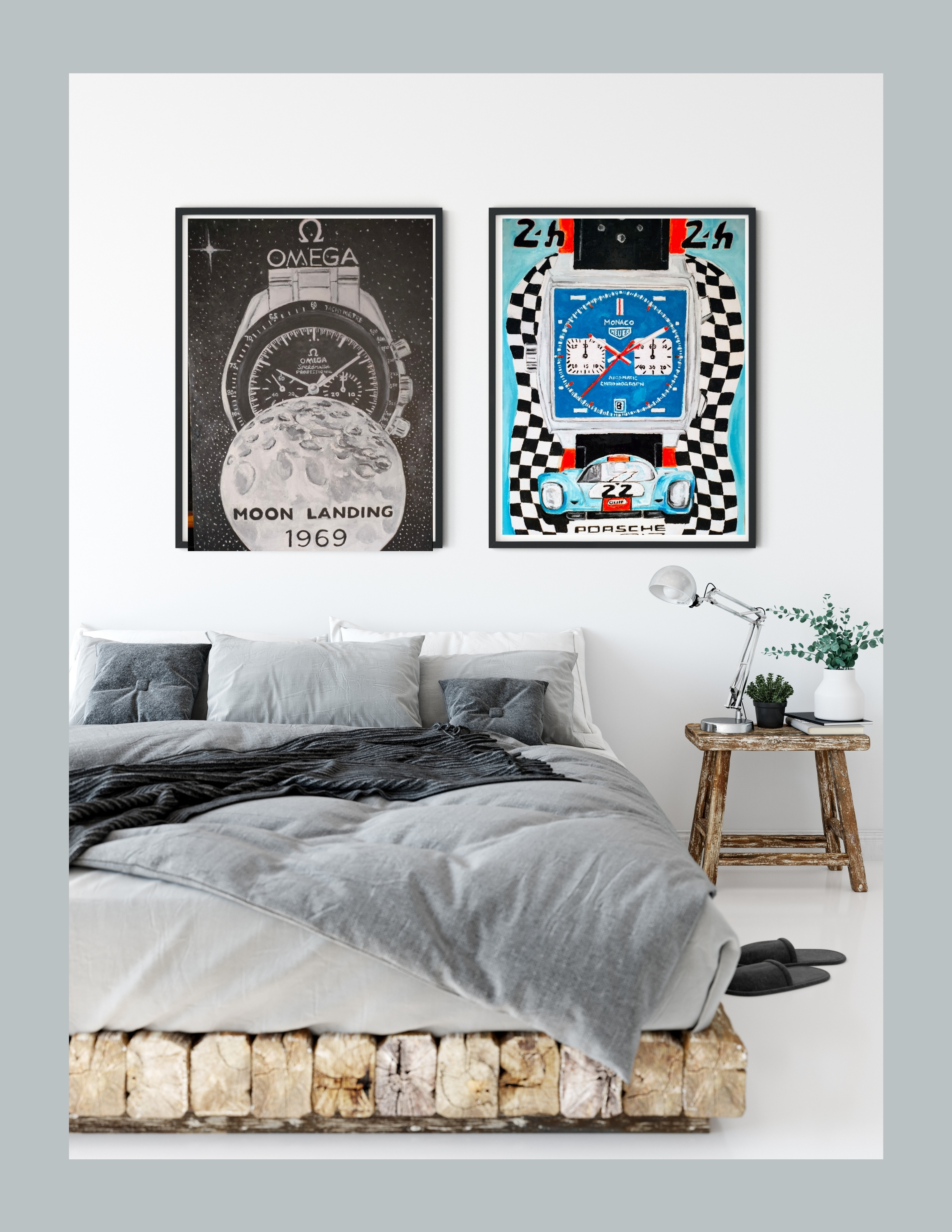 Tag Watch Fine Art Limited Edition Stretched Canvas A4