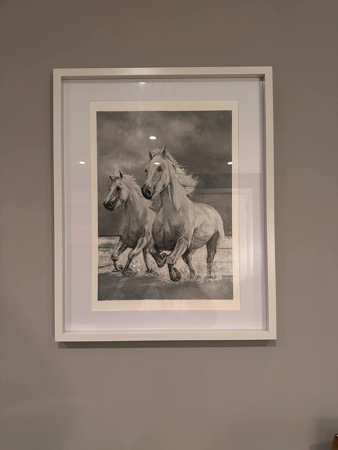 Wild Horses Original Oil, Limited Edition Stretched Canvas or Giclee Print. 