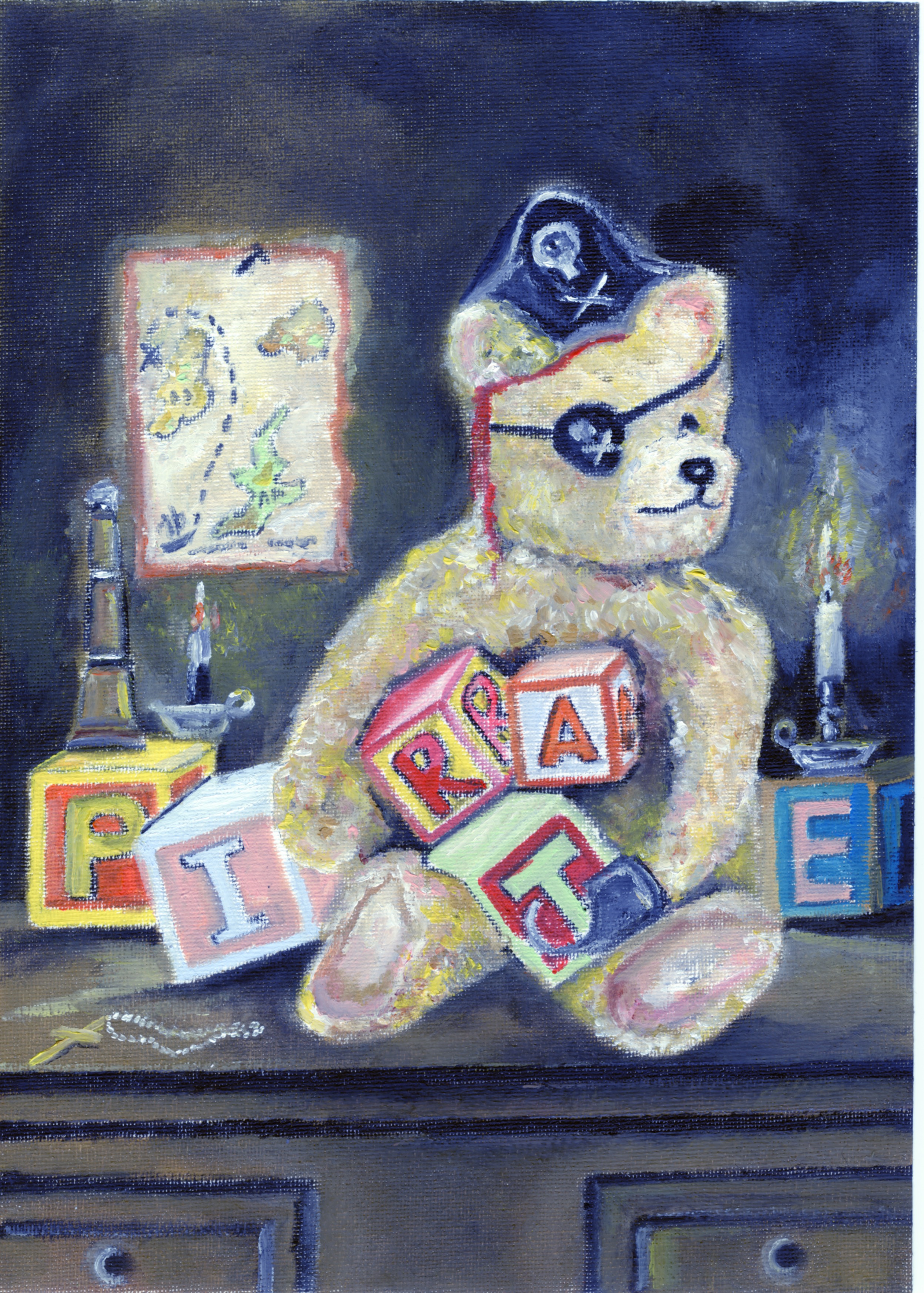 Pirate Bear - Walking The Plank Is Not An option.