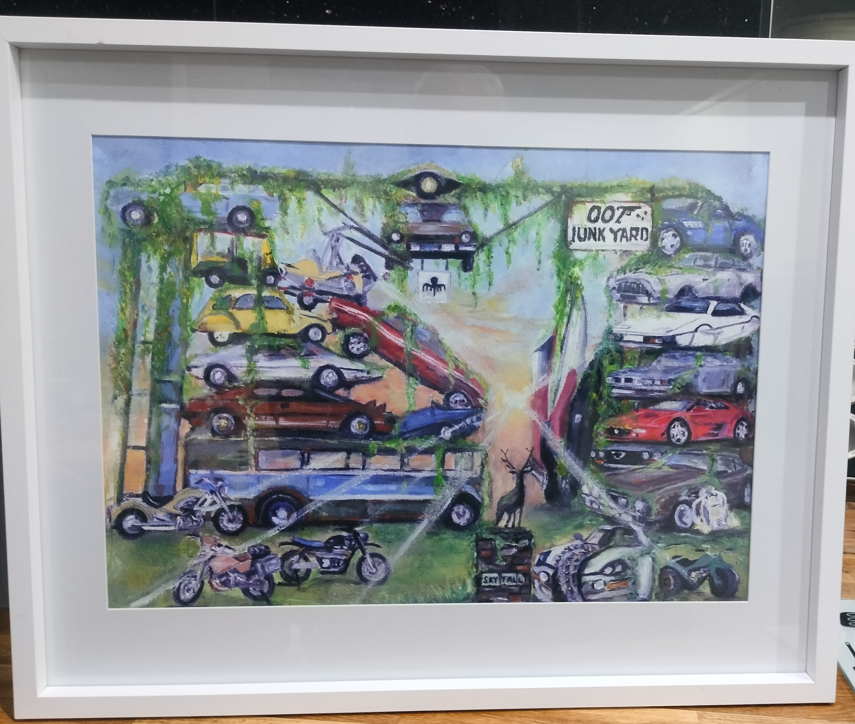 007 James Bond  Junkyard Limited Edition Print
