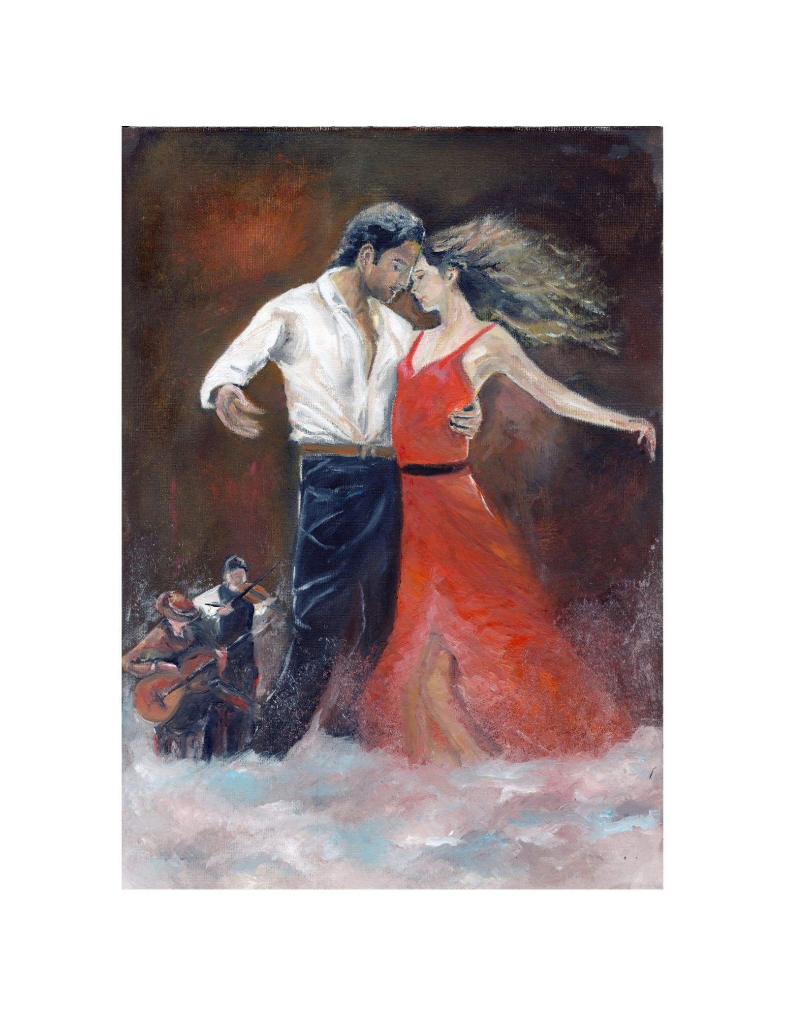 The Dancers (Handpainted Oil)