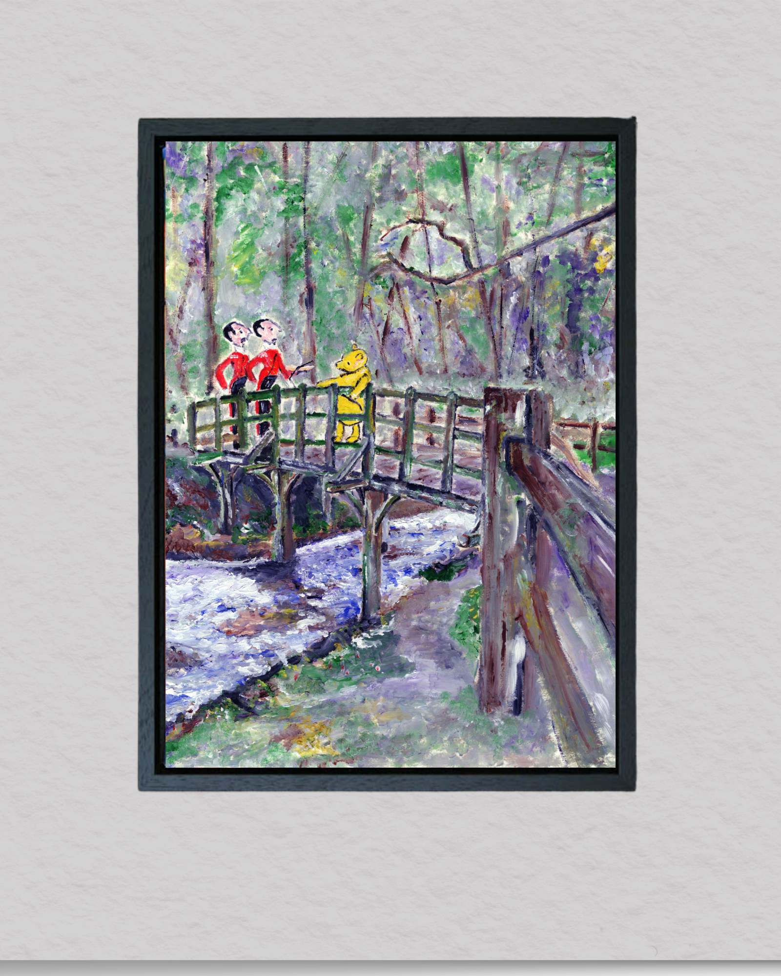 Winnie The Pooh - The Butlers Brings Pooh Sticks