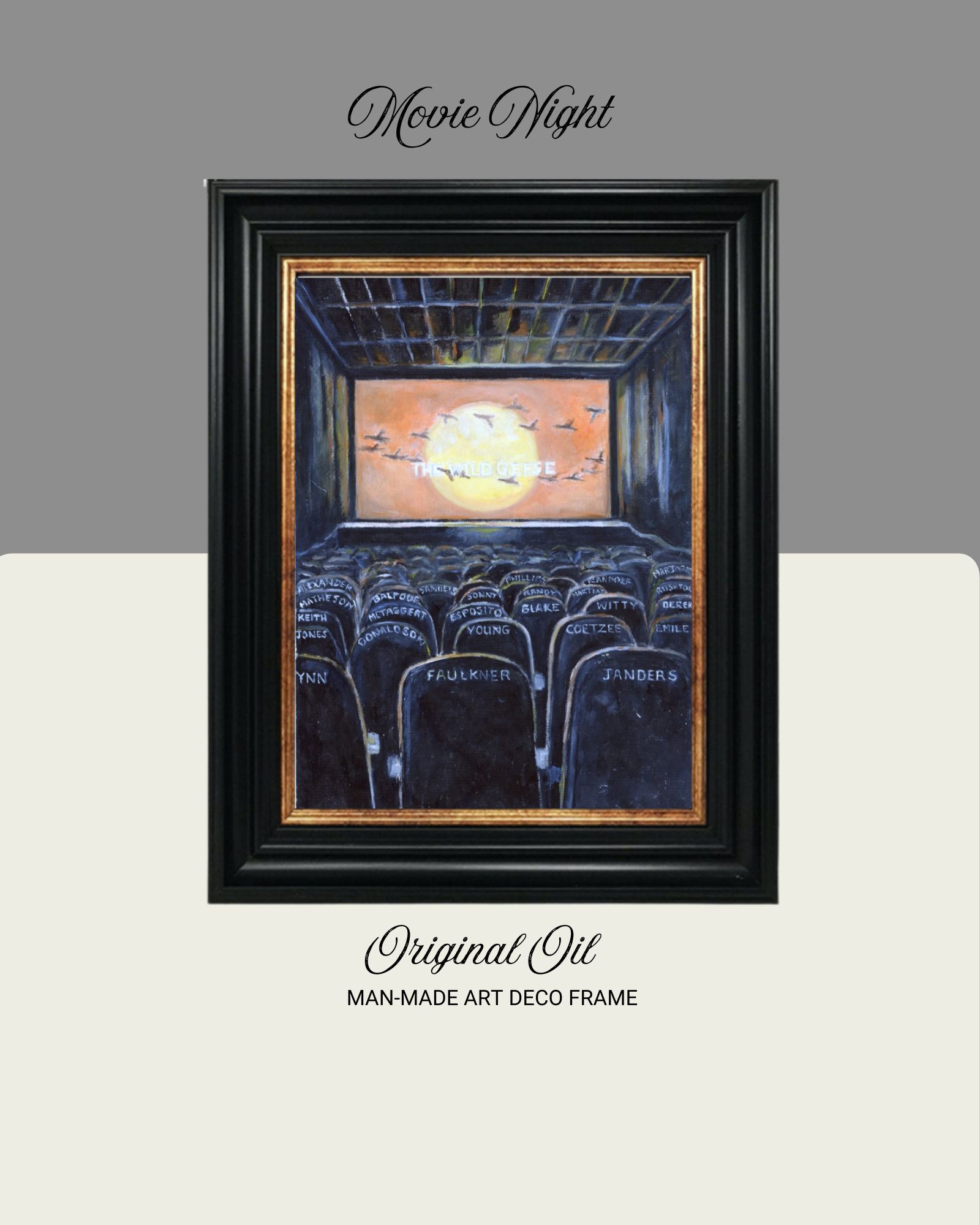 Movie Night - Giclee Print 