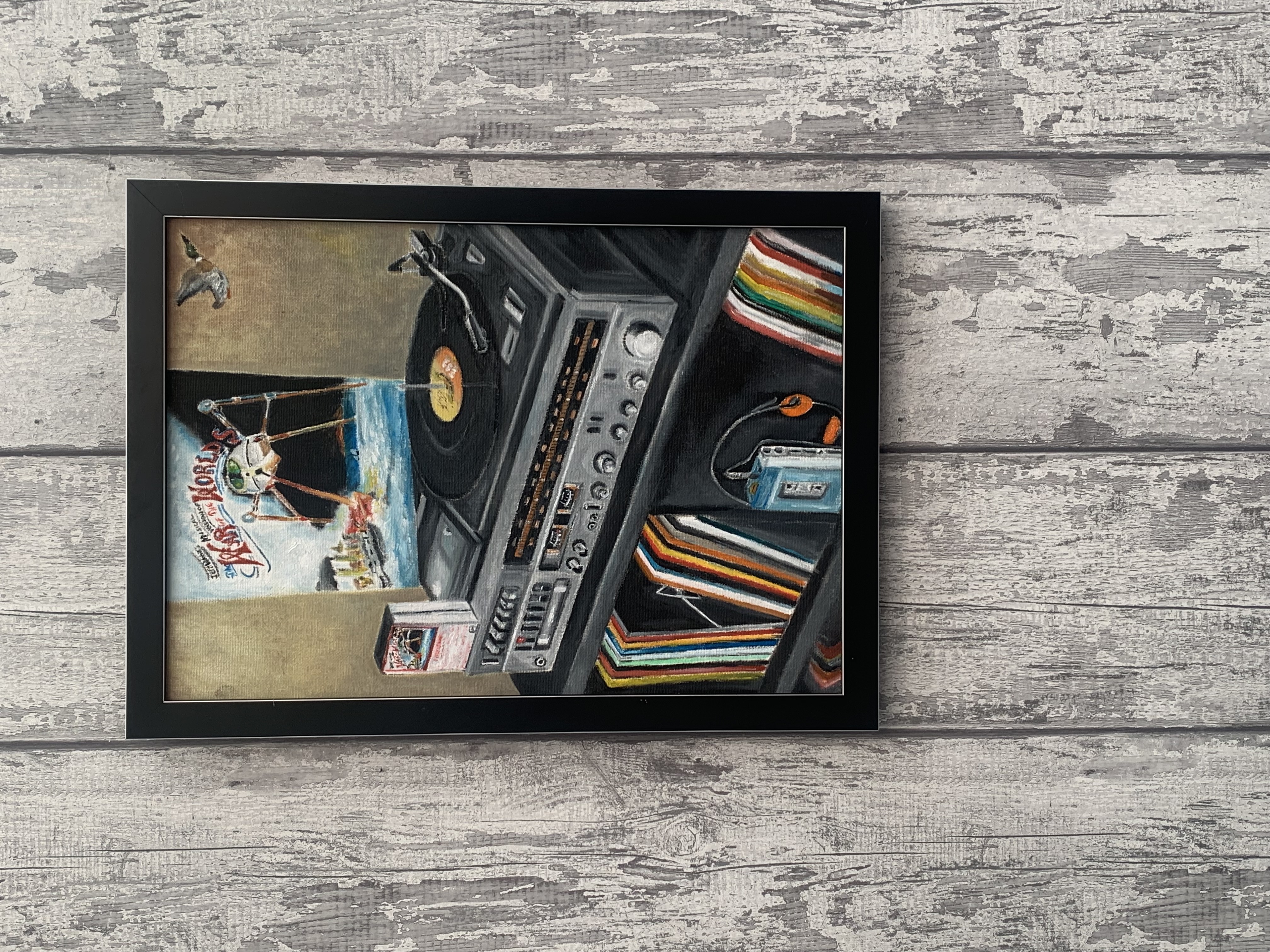 War of The Worlds - (Original Oil Painting) 