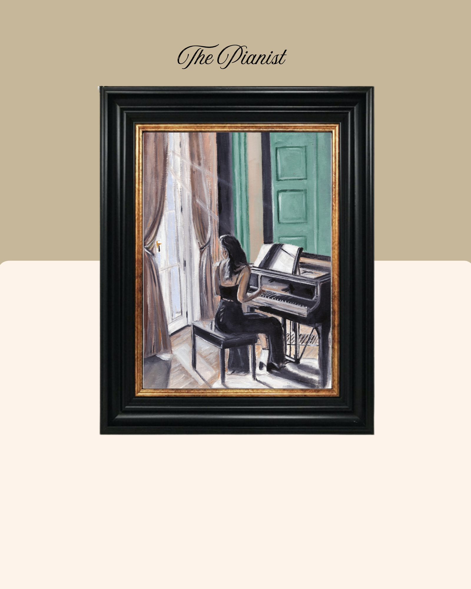 The Pianist Painting