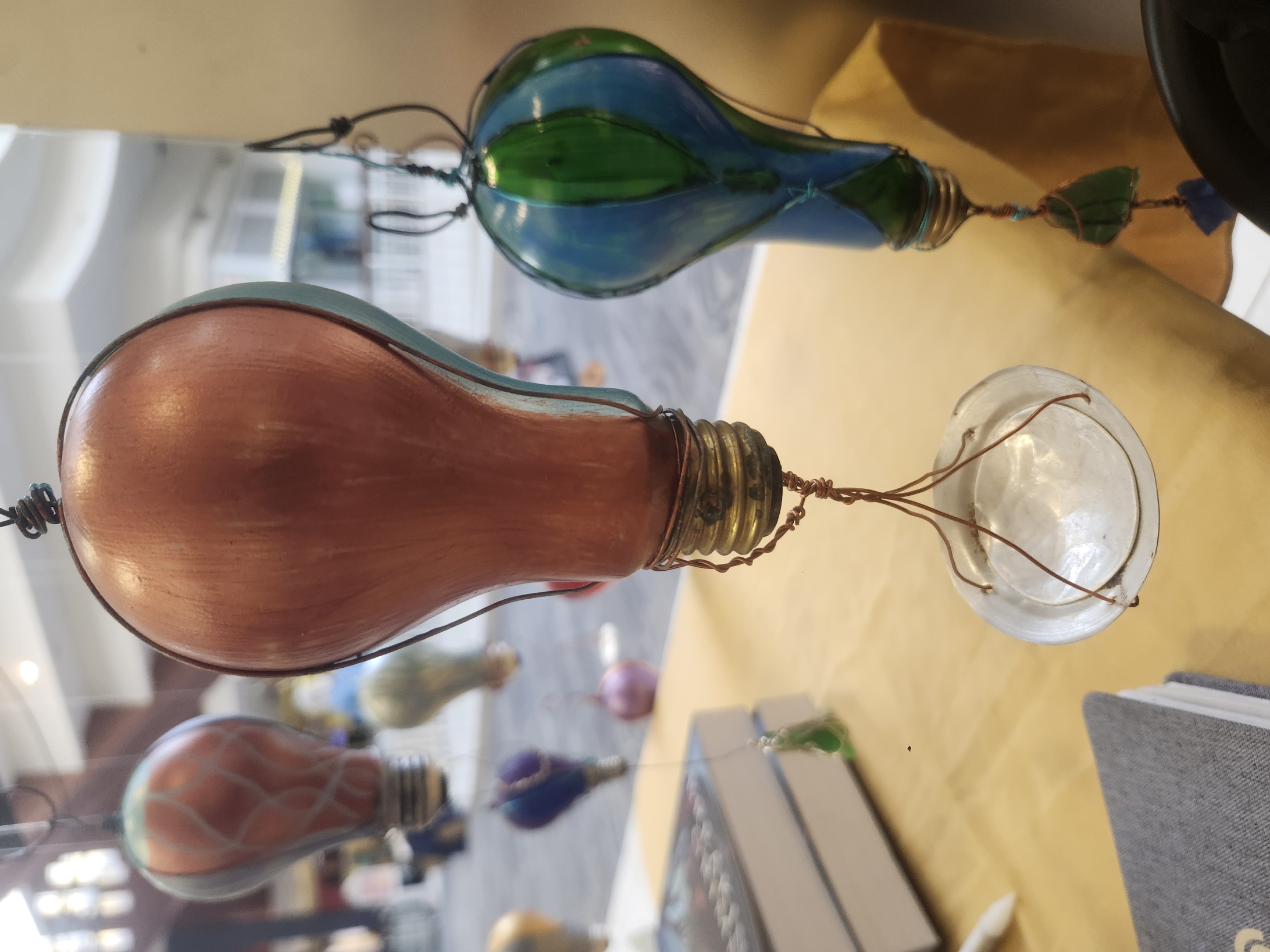 Recycled Art Hot Air Balloon