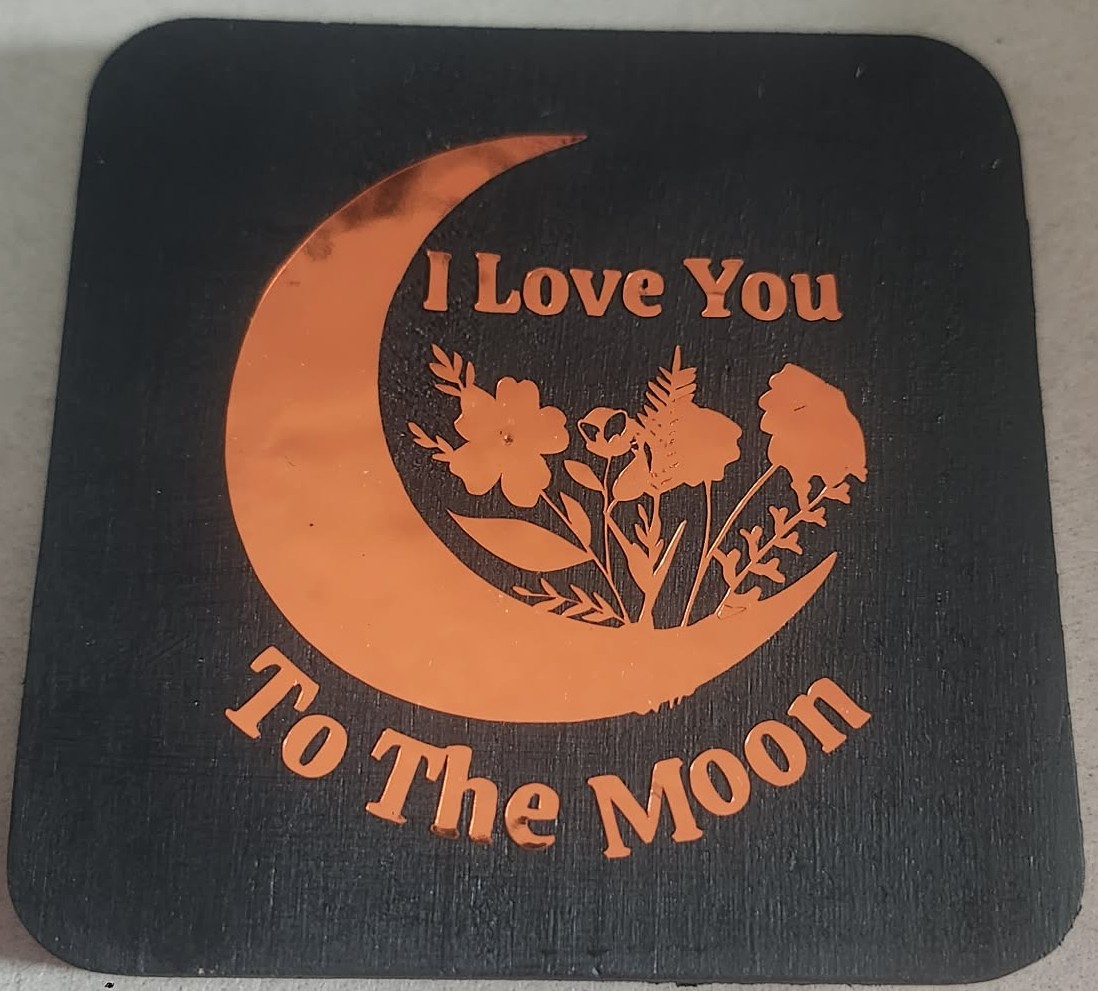 Decorative Wood & Vinyl Plaque