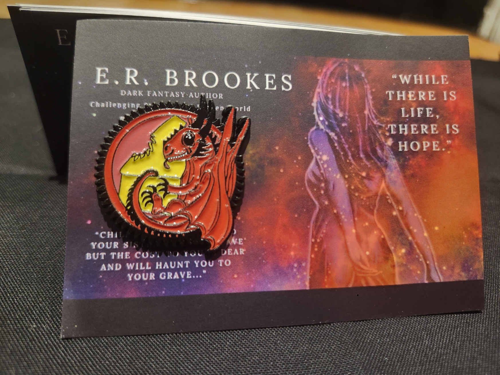 Enamel Fireheart Pin