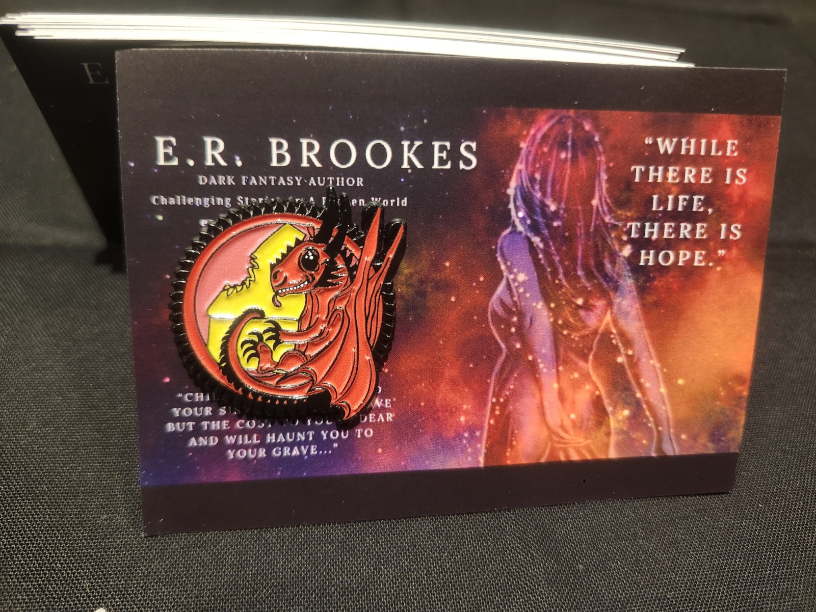 Enamel Fireheart Pin