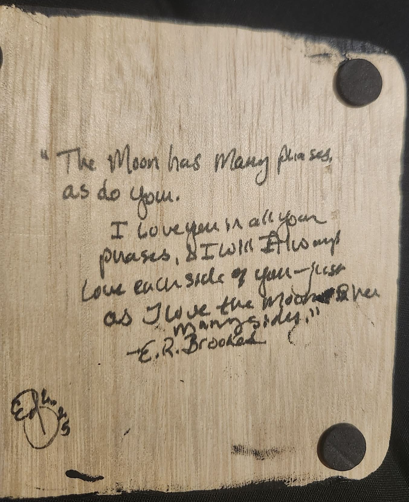 Decorative Wood & Vinyl Plaque 