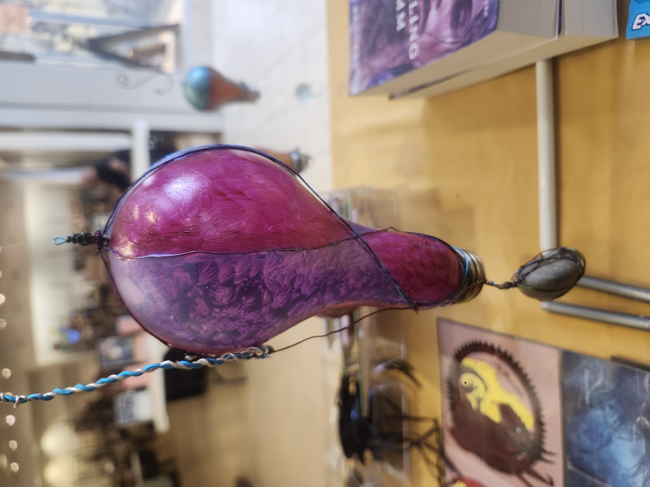 Recycled Art Hot Air Balloon