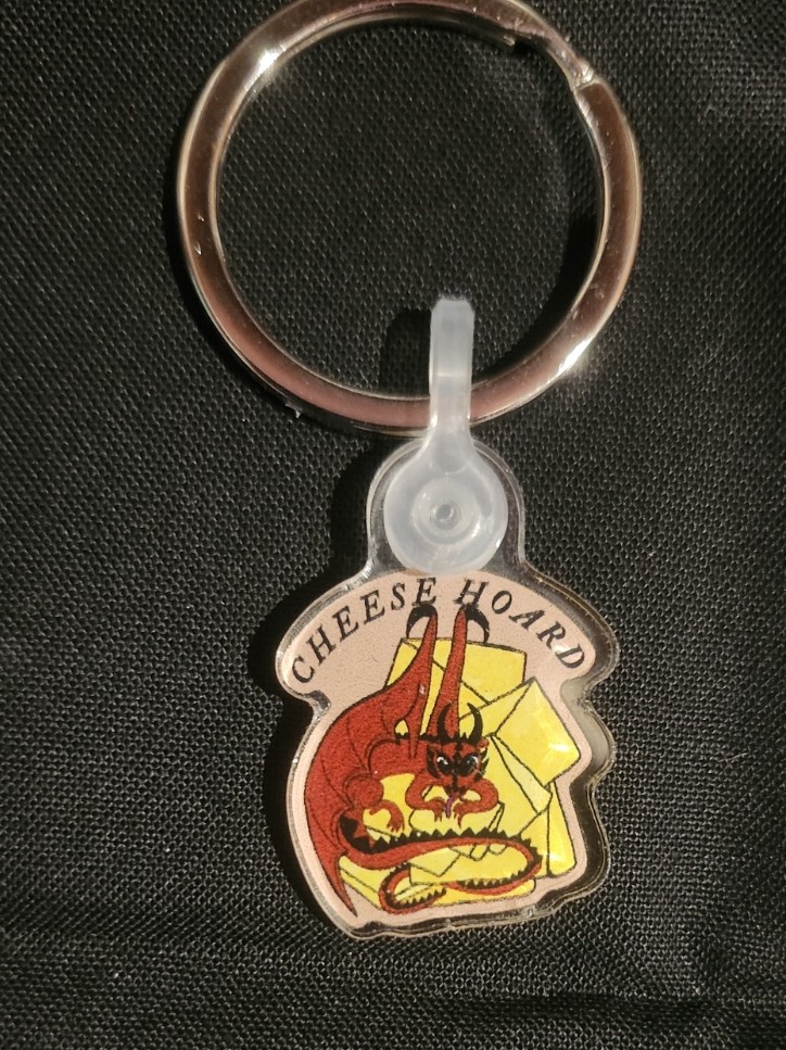 Cheese hoard Keychain