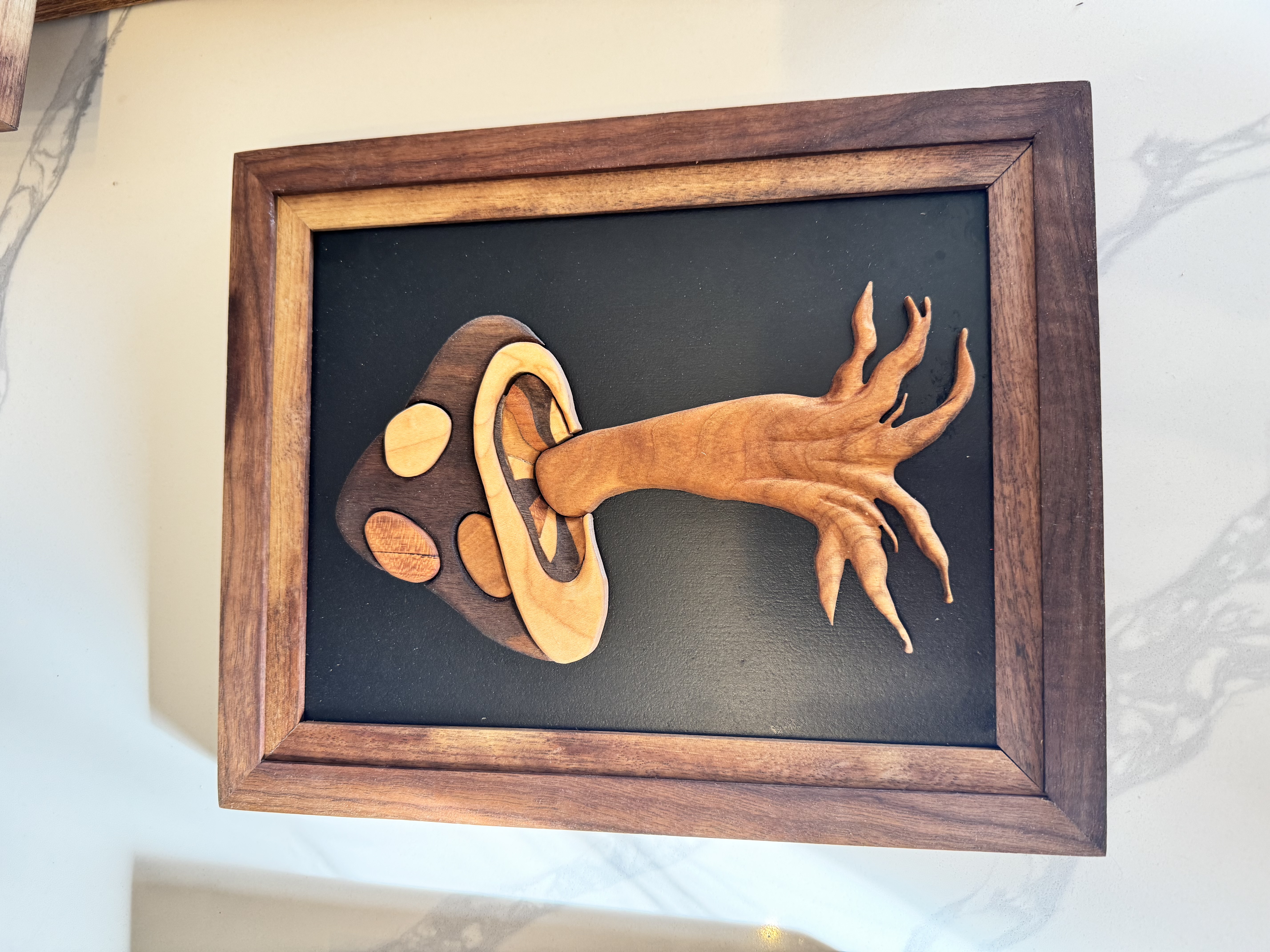 Wooden Mushroom Wall Art