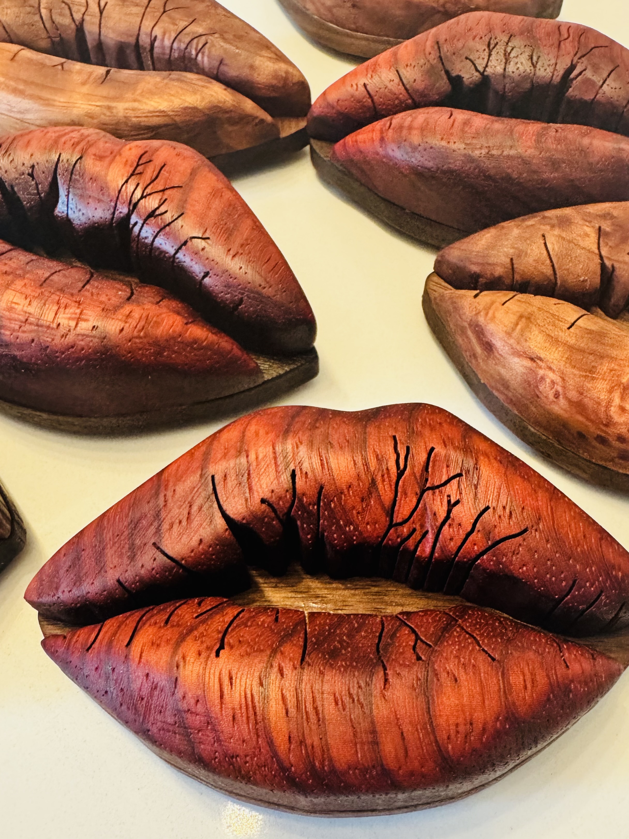 Hardwood Kiss Magnet