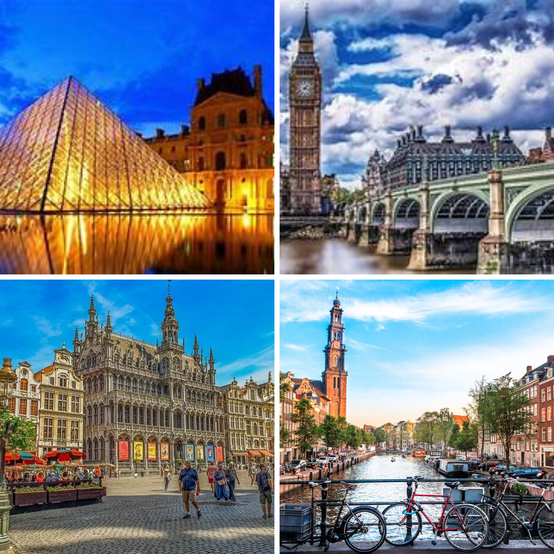 Quadrilátero Europeu ( Paris, Londres, Amsterdam e Bruxelas)