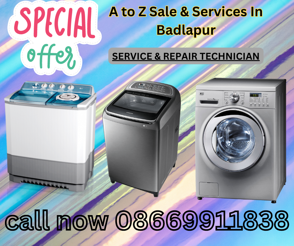 A to Z Company  All Washing Machines & Dryers Repair Services in Badlapur top-loading and front-loading washing machines of all brands in Badlapur, Mumbai 