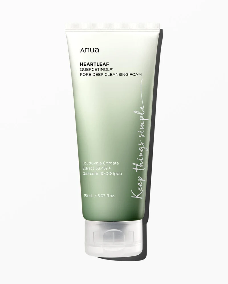 ANUA HEARTLEAF QUERCENTINOL PORE DEEP CLEANSING FOAM