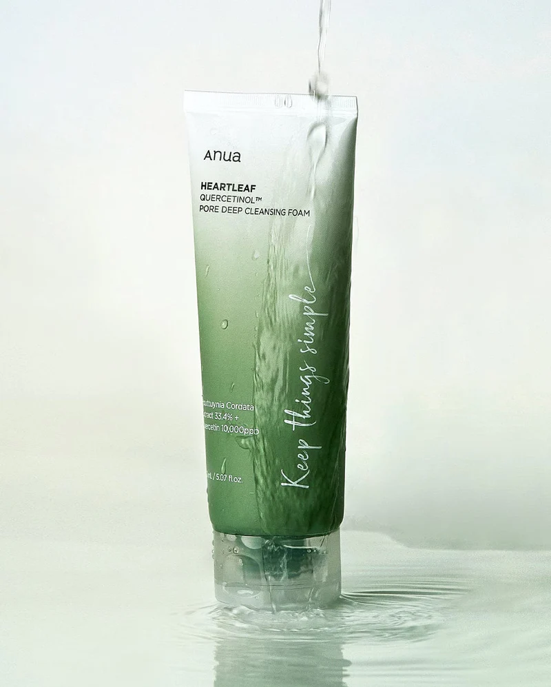 ANUA HEARTLEAF QUERCENTINOL PORE DEEP CLEANSING FOAM 