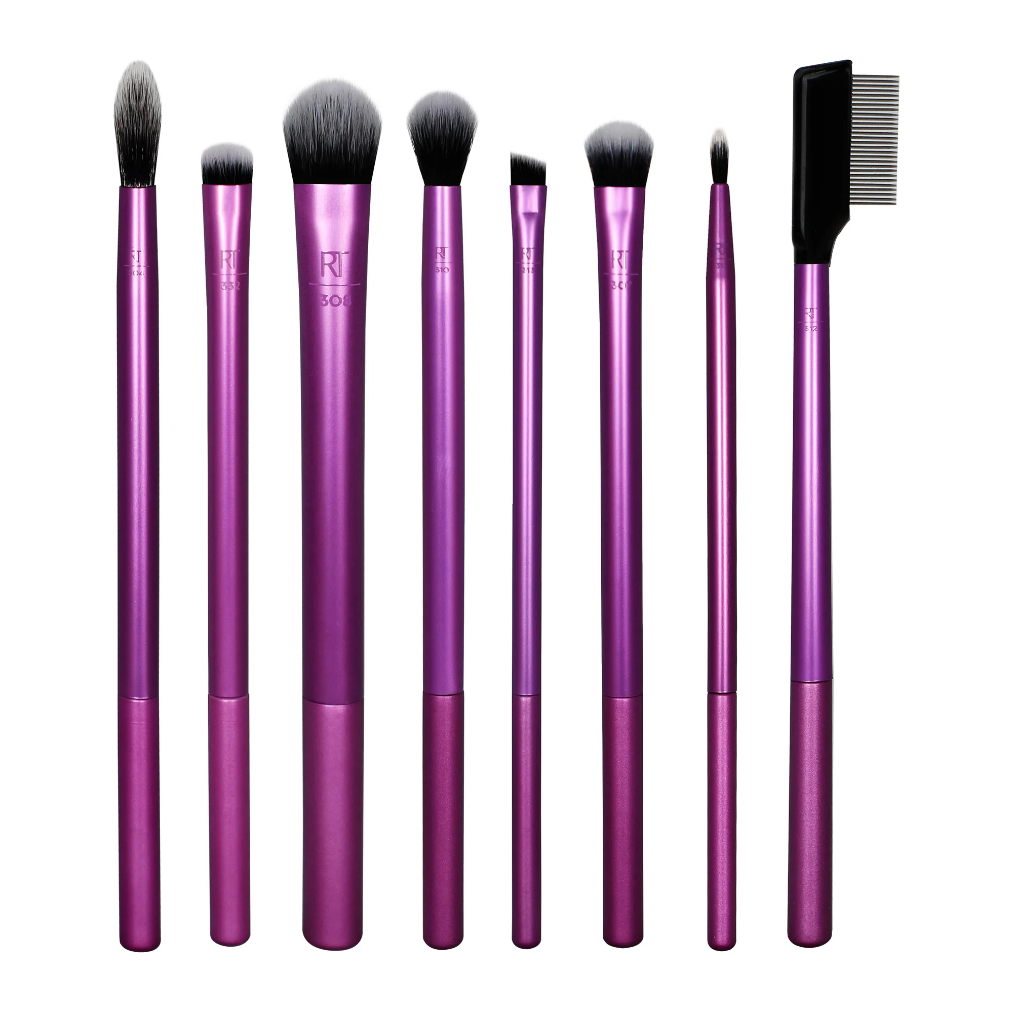 REAL TECHNIQUES EVERYDAY EYE ESSENTIALS MAKEUP BRUSH SET