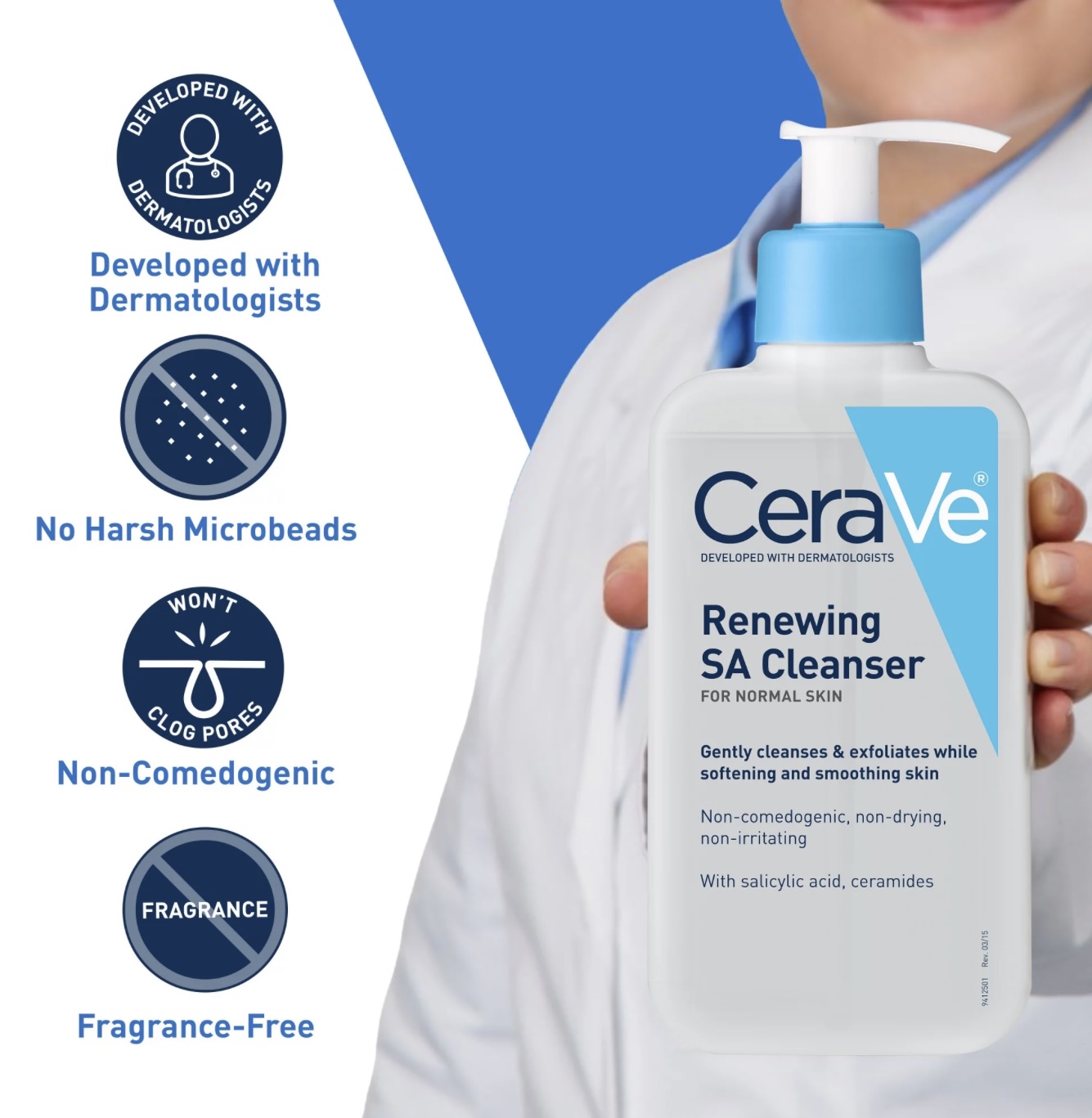 CERAVE RENEWING SA CLEANSER 8 oz 