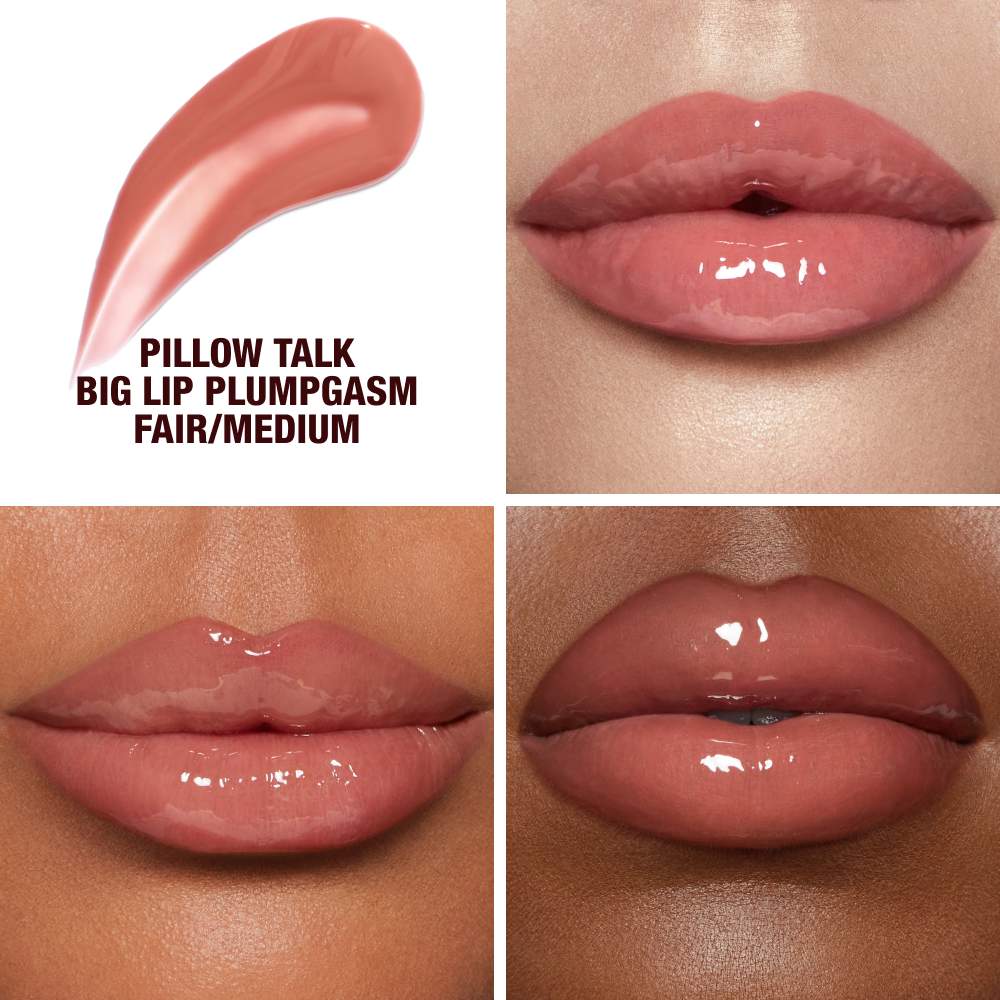 CHARLOTTE TILBURY PILLOW TALK BIG LIP PLUMPGASM PLUMPING GLOSS
