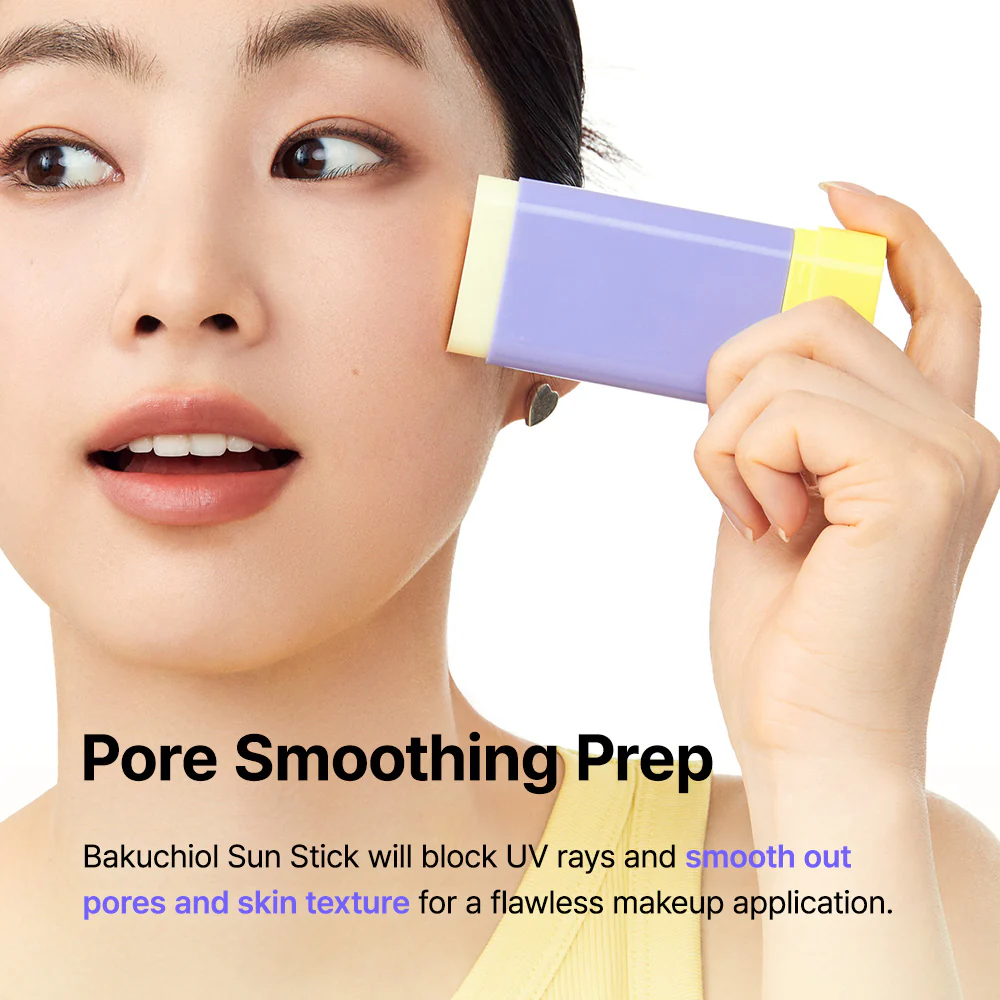 BY WISHTREND PORE SMOOTHING BAKUCHIOL SUN STICK SPF 50+ PA++++