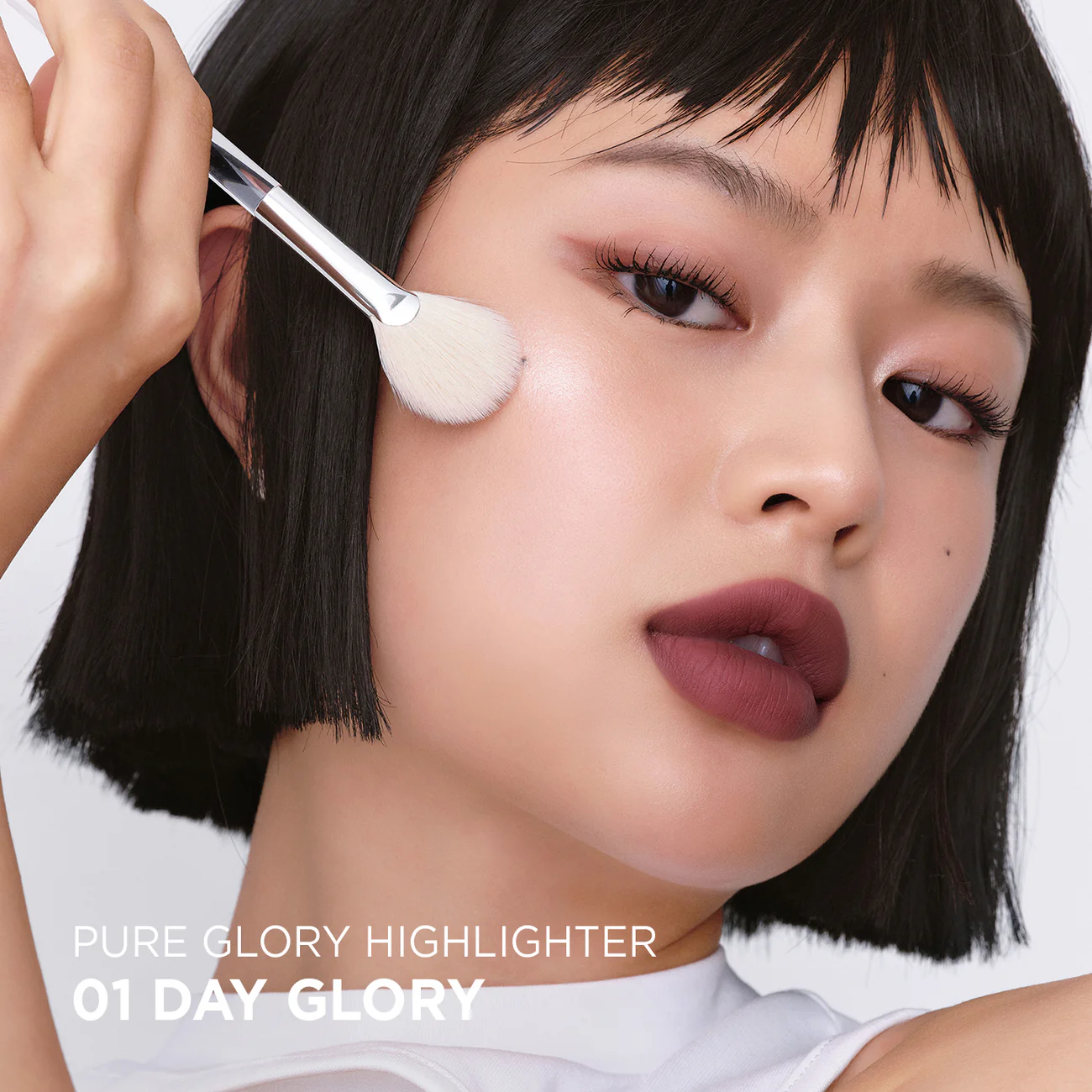 PERIPERA PURE GLORY HIGHLIGHTER SET + BRUSH 