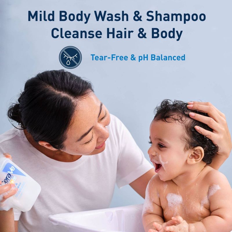 CERAVE BABY GENTLE BATH WASH AND SHAMPOO LIBRE DE FRAGANCIAS 8 fl oz