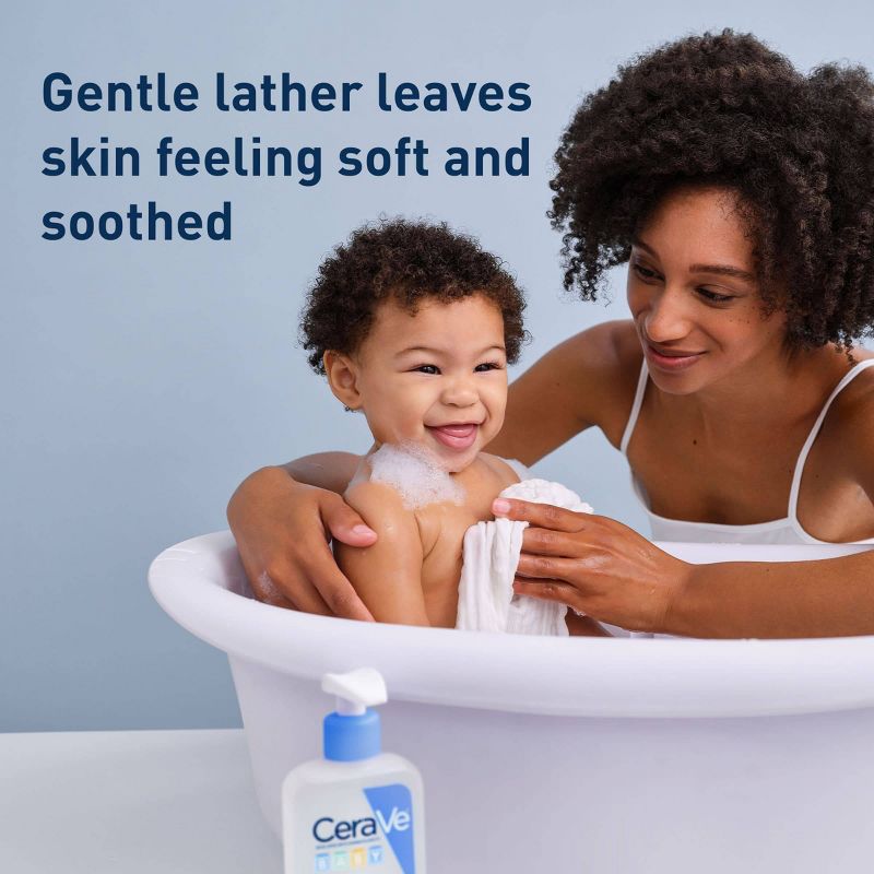 CERAVE BABY GENTLE BATH WASH AND SHAMPOO LIBRE DE FRAGANCIAS 8 fl oz