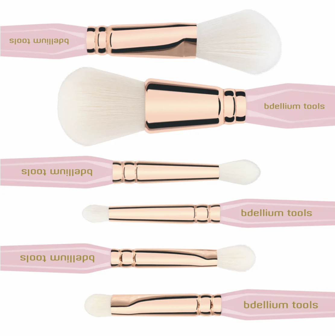 BDELLIUM TOOLS PINK GOLDEN TRIANGLE LUMINESCENT SET