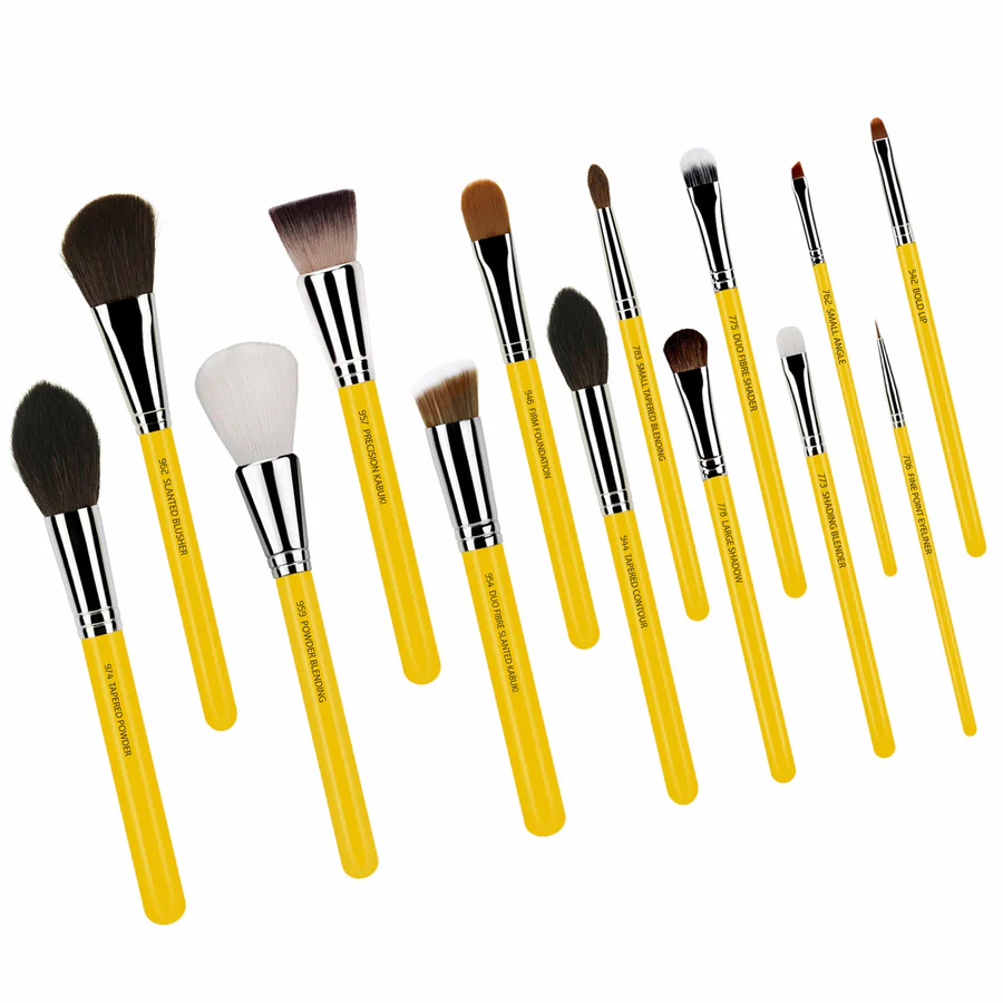 BDELLIUM TOOLS STUDIO THE COLLECTION 14PC. BRUSH SET WITH ROLL-UP POUCH