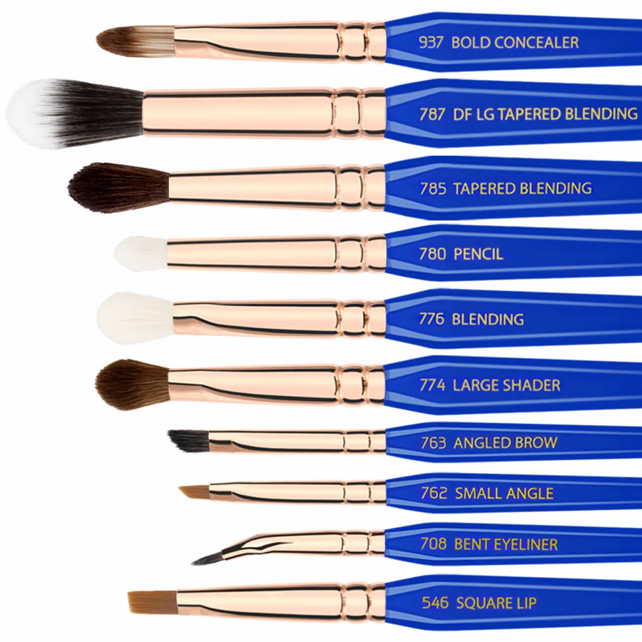 BDELLIUM TOOLS PHASE ll COMPLETE 15 PC BRUSH SET WITH POUCH 