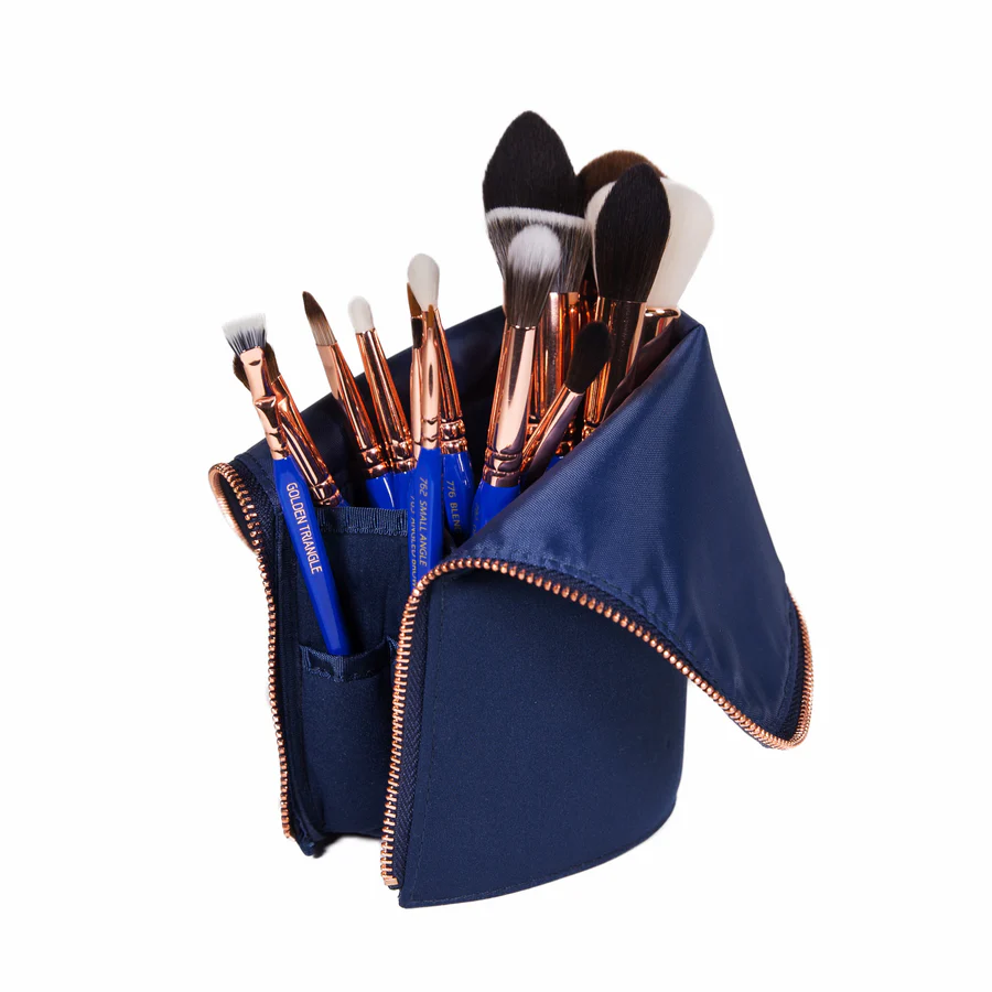 BDELLIUM TOOLS PHASE ll COMPLETE 15 PC BRUSH SET WITH POUCH 