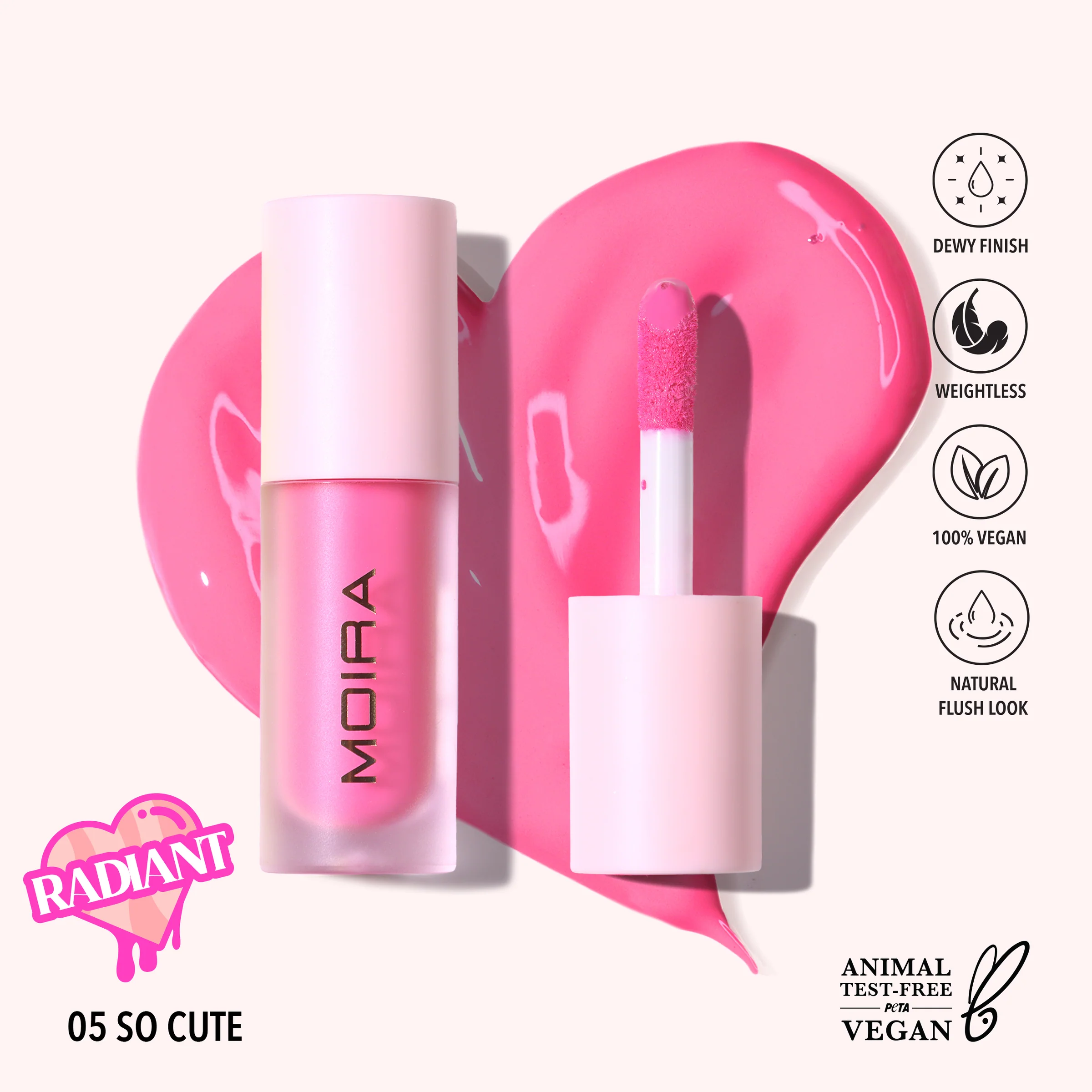 MOIRA LOVE STEADY LIQUID BLUSH