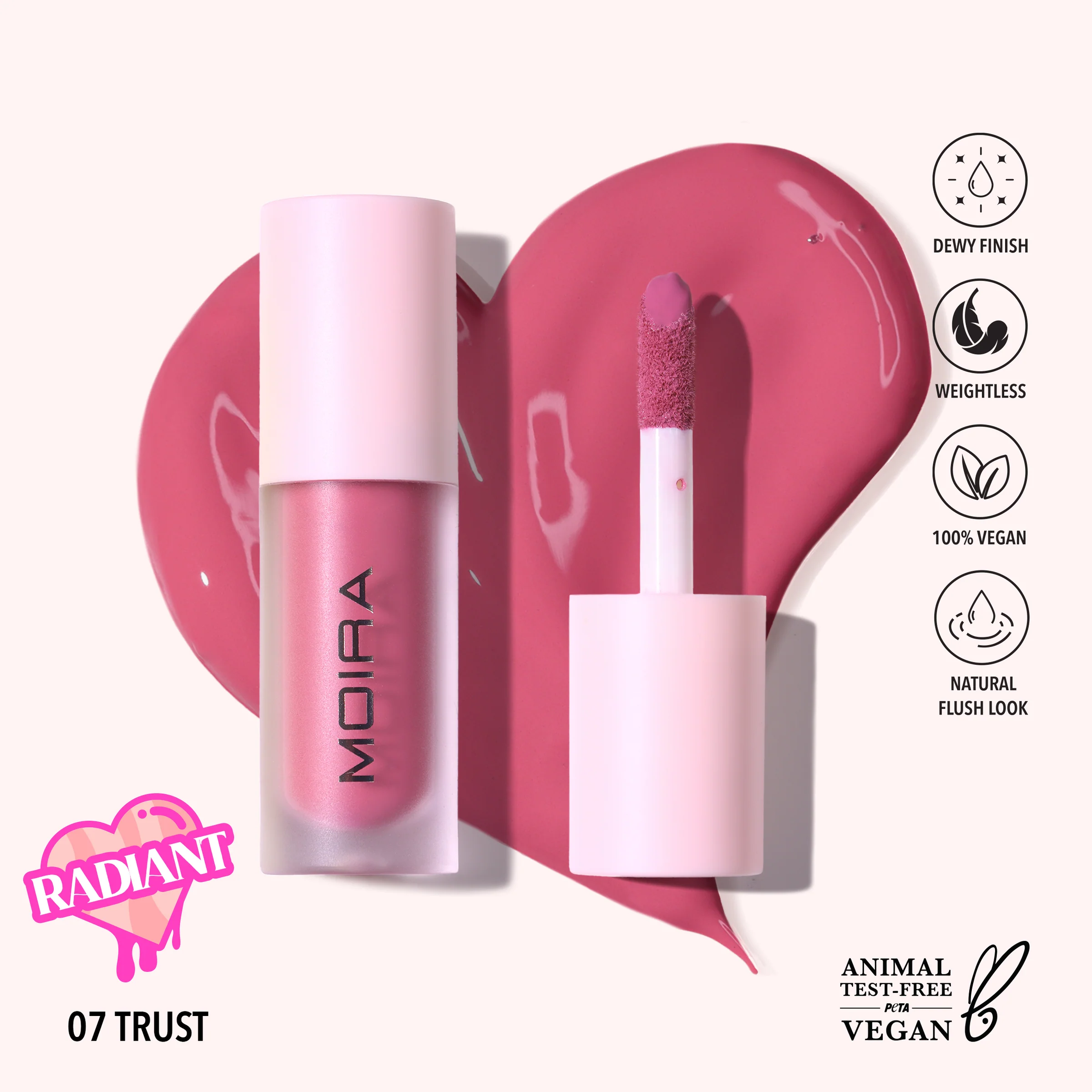 MOIRA LOVE STEADY LIQUID BLUSH