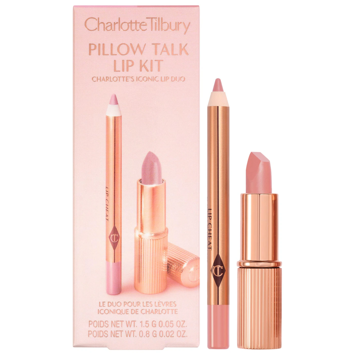 CHARLOTTE TILBURY MINI PILLOW TALK LIPSTICK & LINER SET