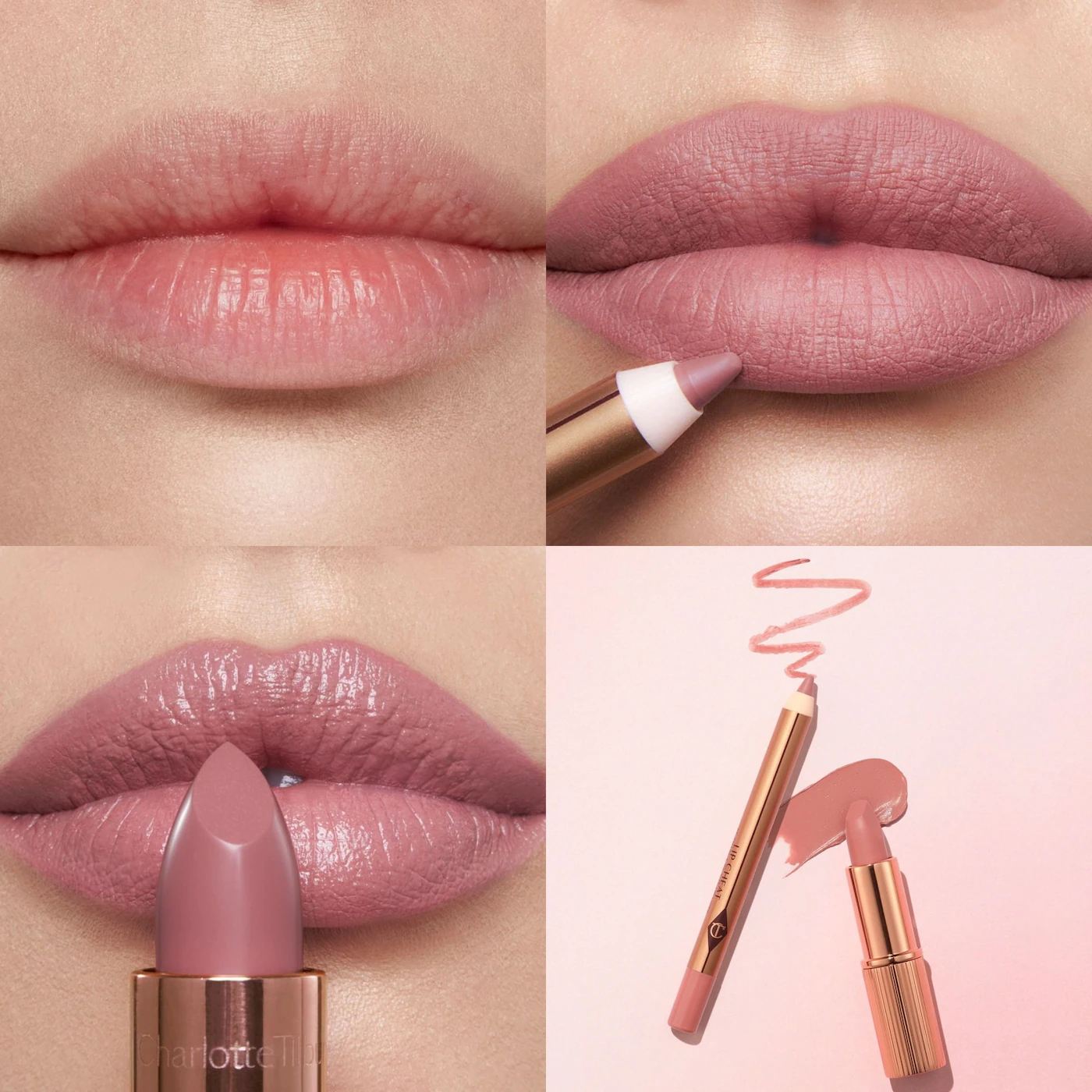 CHARLOTTE TILBURY MINI PILLOW TALK LIPSTICK & LINER SET