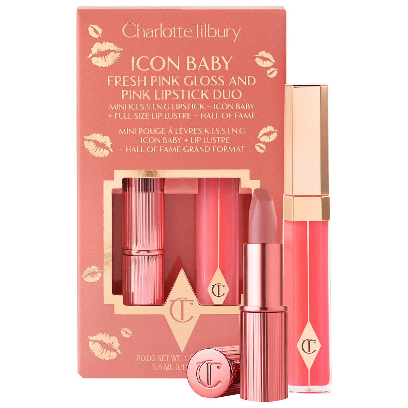 CHARLOTTE TILBURY KISSING LIPSTICK AND LIP GLOSS DUO