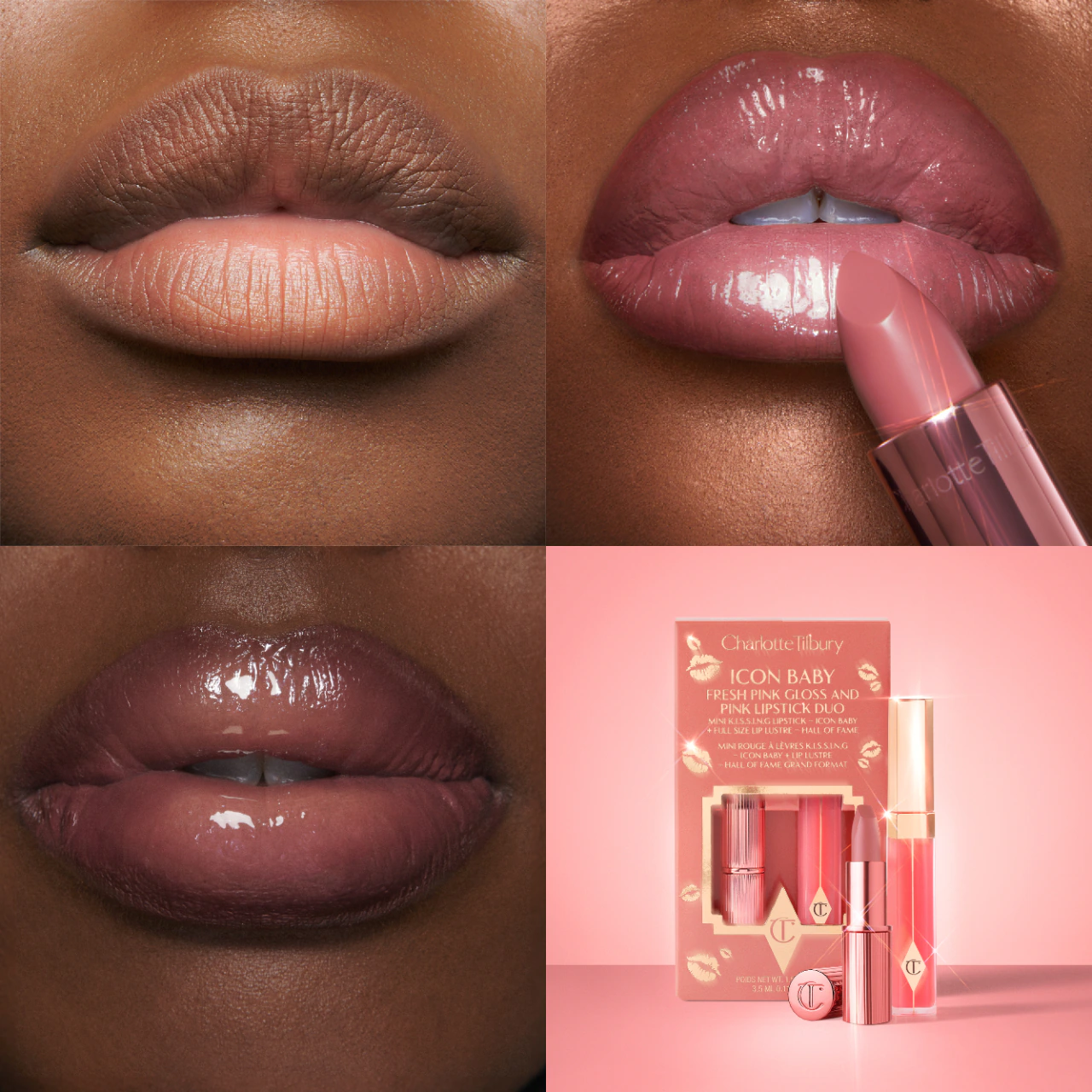 CHARLOTTE TILBURY KISSING LIPSTICK AND LIP GLOSS DUO