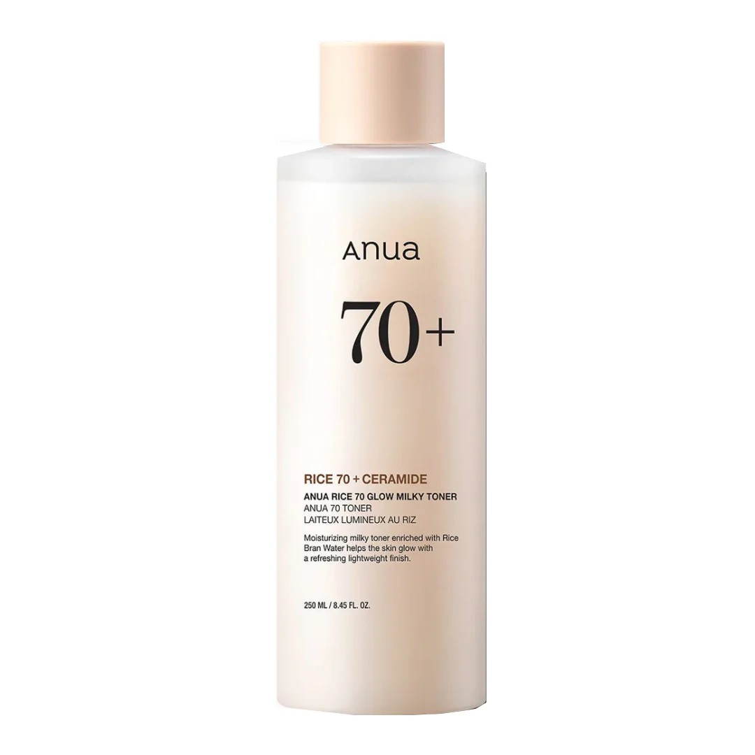 ANUA RICE 70 + CERAMIDE GLOW MILKY TONER