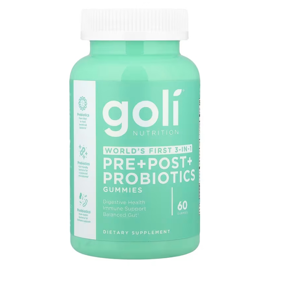 GOLI NUTRITION PRE+POST PROBIOTICS GUMMIES
