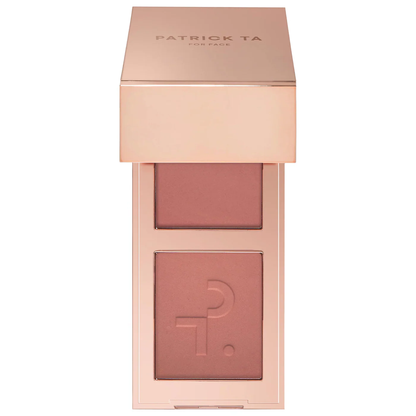 PATRICK TA MINI MAJOR HEADLINES DOUBLE-TAKE CRÈME & POWDER BLUSH DUO 