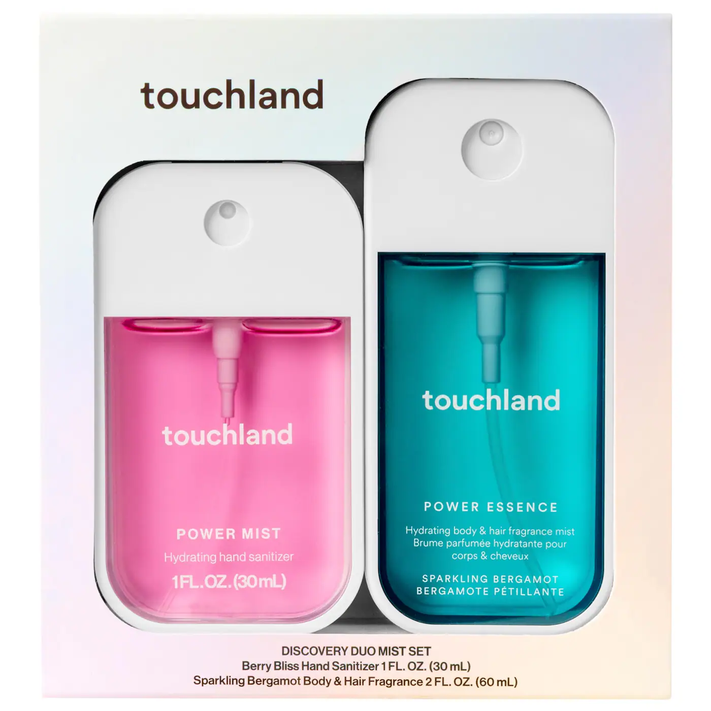 TOUCHLAND SPARKILING BLISS LIMITED EDITION BODY & HAND MIST ESSENTIALS SET