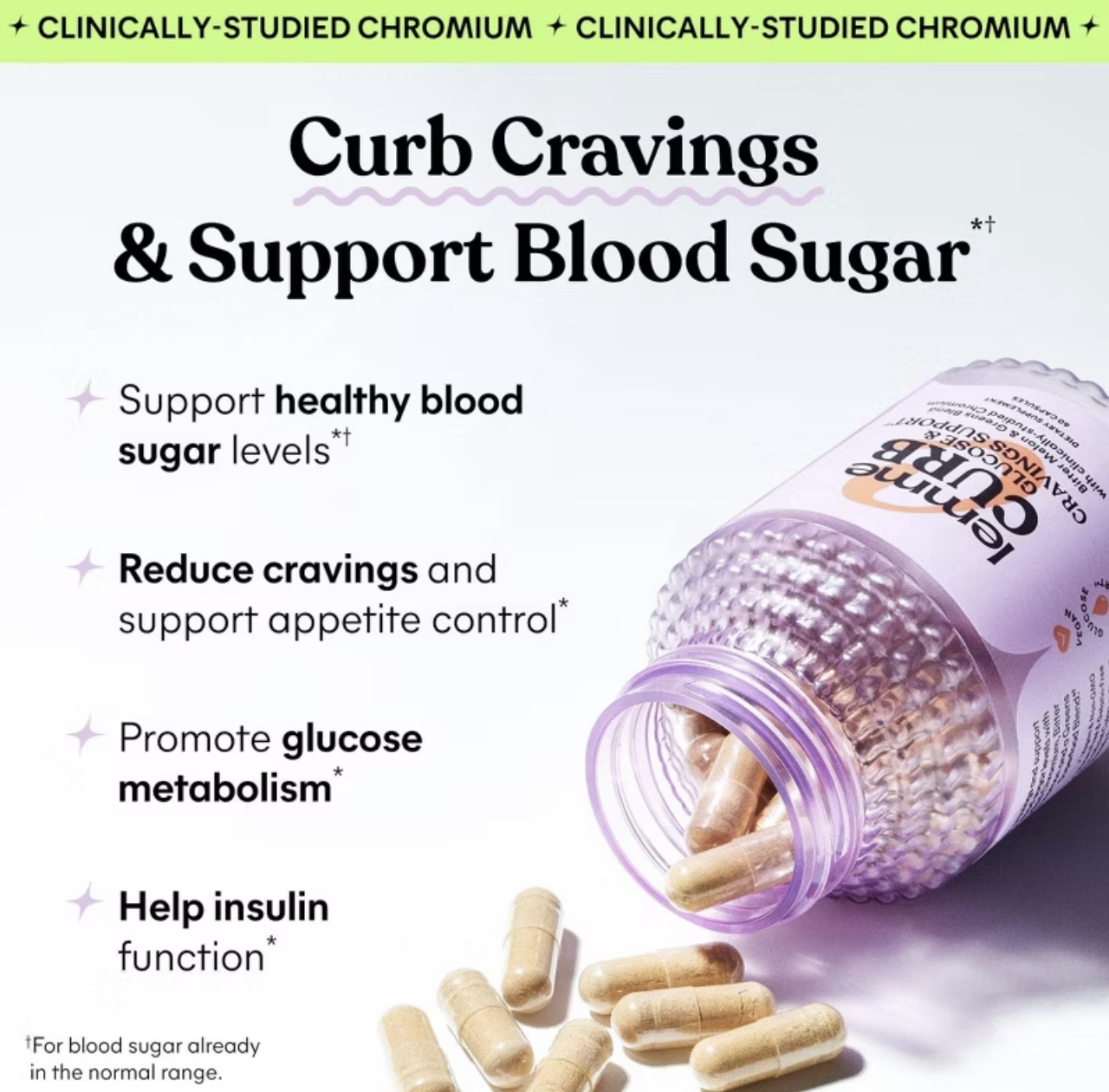 LEMME CURB GLUCOSE AND CRAVINGS SUPPORT CAPSULES