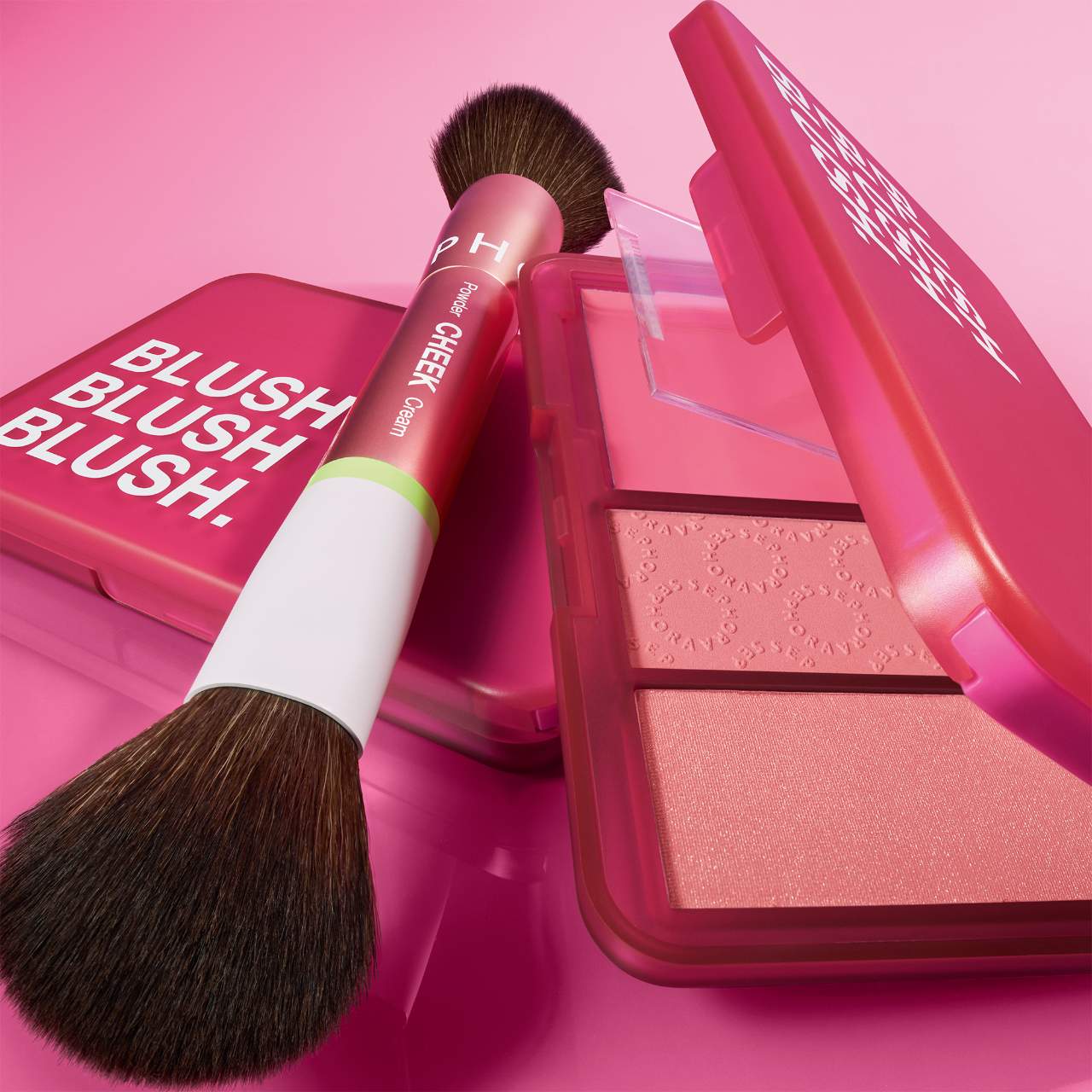 SEPHORA COLLECTION THE DUO CHEEK BRUSH 