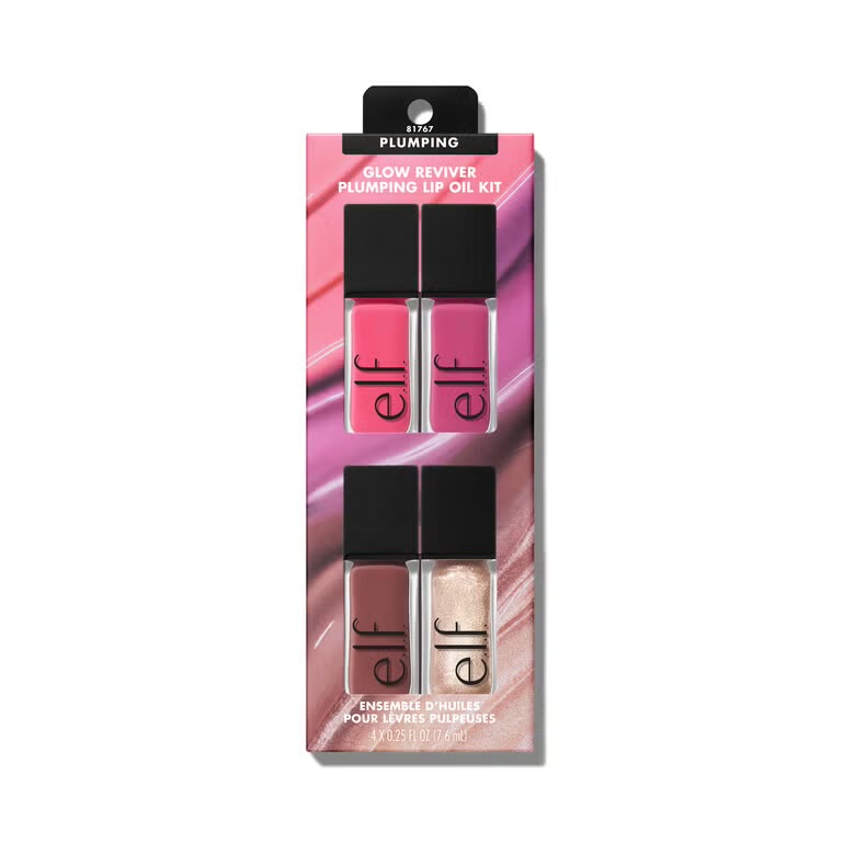 ELF GLOW REVIVER PLUMPLING LIP OIL KIT