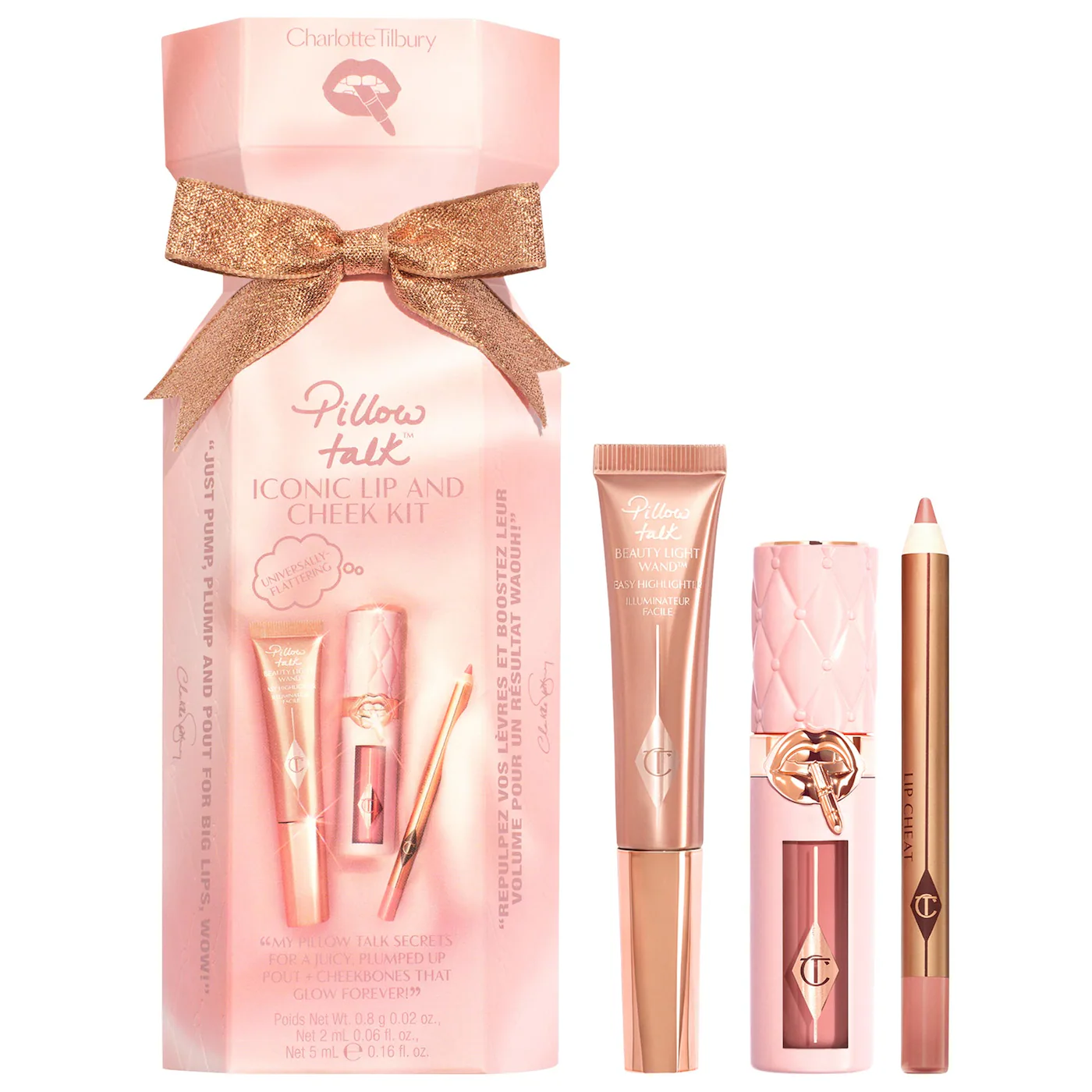 CHARLOTTE TILBURY LIP AND CHEEK TRÍO MAKEUP GIFT SET